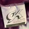 GK ICE FIGURE SKATE PURPLE TIE-DYE ADULT X-SMALL COTTON/SPANDEX TANK DRESS AXS - Image 8