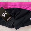 GK CAMP CHILD MEDIUM BLACK NYLON/SPANDEX PINK ACCENT GYMNASTS WORKOUT SHORTS CM - Image 2