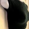 GK ELITE JAZZ DANCE CHEER SKATE ADULT SMALL BLACK VELVET CAP SLV CROP TOP Sz S - Image 2