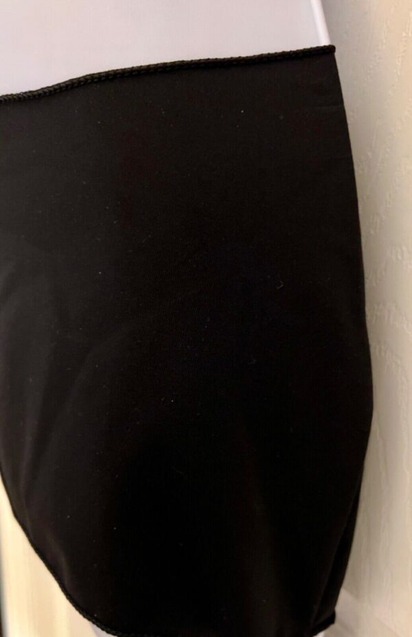 GK DANCE BALLET LADIES LARGE BLACK MICROFIBER HIP  CURVED MINI LAYER SKIRT Sz L - Image 4