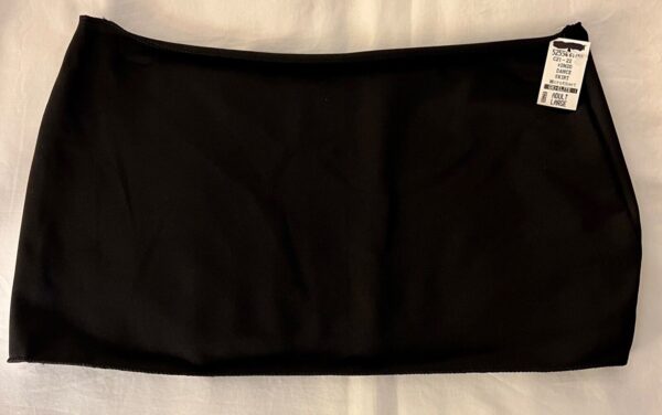 GK DANCE BALLET LADIES LARGE BLACK MICROFIBER HIP  CURVED MINI LAYER SKIRT Sz L - Image 7