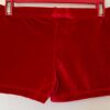 GK CHEER ADULT SMALL MICRO MINI RED VELVET GYMNASTICS DANCE WORKOUT SHORTS Sz AS - Image 3