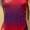 CIRQUE DU SOLEIL SUNSET SOIREE FOIL SEQUINS GYMNASTIC LEO Sz AM