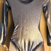 GK Elite LADIES SMALL LgS Columbia Blue Mystique Gymnastics Dance Leotard AS - Image 2