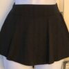 GK ICE SKATE ADULT X-SMALL BLACK MICROFIBER PULL-ON SLIMLINE SKIRT Sz AXS NWT!
