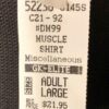 GK ELITE MENS LARGE SLEEVELESS NYLON SPANDEX MUSCLE GYM FITNESS SHIRT Sz AL NWT! - Image 5