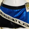 GK CHEER SKIRT ADULT SMALL LOW RISE OCEAN BLACK FOIL ZEBRA 3 DIAGONAL STRIPE AS