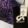 GK CHEER HALTER CROP TOP ADULT SMALL BLACK PURPLE MYSTIQUE PRINT CRYSTALS AS NWT - Image 4