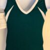 ADIDAS TANK CHILD X-SMALL GREEN WHITE N/S GK GYMNASTICS DANCE LEOTARD CXS NWT! - Image 2