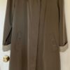 Gallery Long 43" Hooded Overcoat Women's Size 8 Olive Green Removable Hood Liner