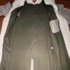 Gallery Long 43" Hooded Overcoat Women's Size 8 Olive Green Removable Hood Liner - Image 6