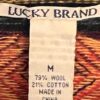 LUCKY BRAND WOMENS MEDIUM WOOL/COTTON NAVY & MULTI COLOR BEADED CARDIGAN SWEATER - Image 8