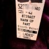 GK PURPLE VELVET WOMENS SMALL WARM UP GYMNASTICS SKATE LOUNGE CASUAL PANTS SZ AS - Image 6