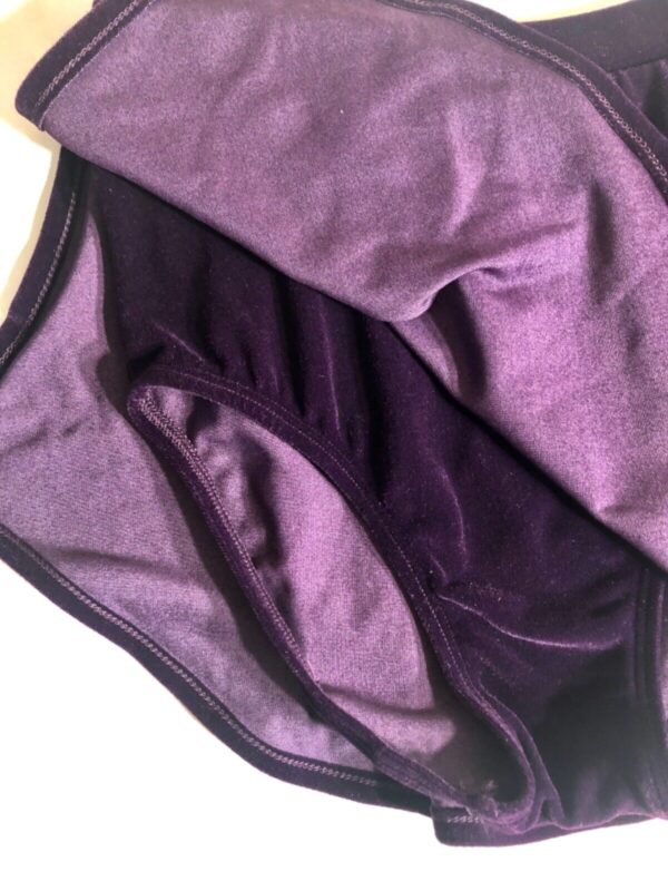 GK ELITE ICE SKATE SKIRT ADULT SMALL PURPLE VELVET PULL ON SKIRT Sz AS NWT! - Image 8