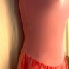 GK ICE FIGURE SKATE ADULT X-SMALL ASYMMETRICAL PINK VELVET TIE-DYE DRESS SZ XS - Image 2
