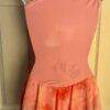 GK ICE FIGURE SKATE ADULT X-SMALL ASYMMETRICAL PINK VELVET TIE-DYE DRESS SZ XS - Image 5