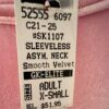 GK ICE FIGURE SKATE ADULT X-SMALL ASYMMETRICAL PINK VELVET TIE-DYE DRESS SZ XS - Image 8