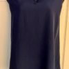 VAN HEUSEN STUDIO LADIES XXL/TTG NAVY SLVLS LIGHTWEIGHT PULLOVER TOP Sz XXL EUC - Image 2