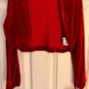 GK ICE SKATE DANCE LADIES SMALL RICH RED VELVET LGSLV SHRUG JACKET SZ S NWT! - Image 2