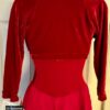 GK ICE SKATE DANCE LADIES SMALL RICH RED VELVET LGSLV SHRUG JACKET SZ S NWT! - Image 6