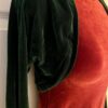 GK ICE SKATE DANCE LADIES X-LARGE EVERGREEN VELVET LGSLV SHRUG JACKET SZ XL NWT! - Image 2