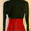 GK ICE SKATE DANCE LADIES X-LARGE EVERGREEN VELVET LGSLV SHRUG JACKET SZ XL NWT! - Image 4