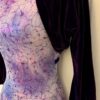GK ICE SKATE DANCE LADIES LARGE EGGPLANT VELVET LONGSLEEVE SHRUG JACKET SZ L - Image 3