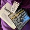 GK ICE SKATE DANCE LADIES LARGE EGGPLANT VELVET LONGSLEEVE SHRUG JACKET SZ L - Image 4