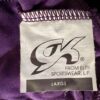 GK ICE SKATE DANCE LADIES LARGE EGGPLANT VELVET LONGSLEEVE SHRUG JACKET SZ L - Image 8