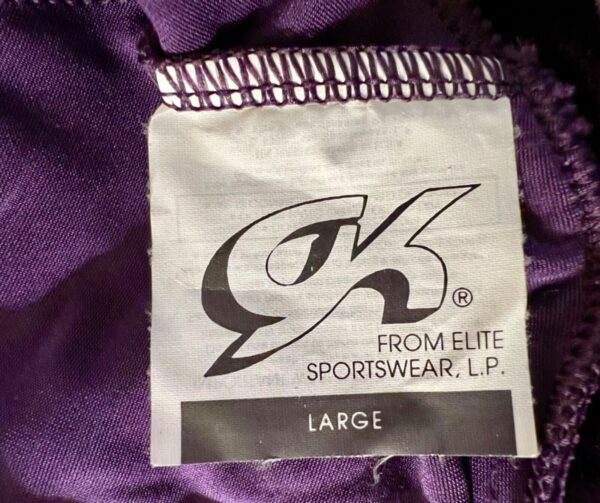 GK ICE SKATE DANCE LADIES LARGE EGGPLANT VELVET LONGSLEEVE SHRUG JACKET SZ L - Image 8