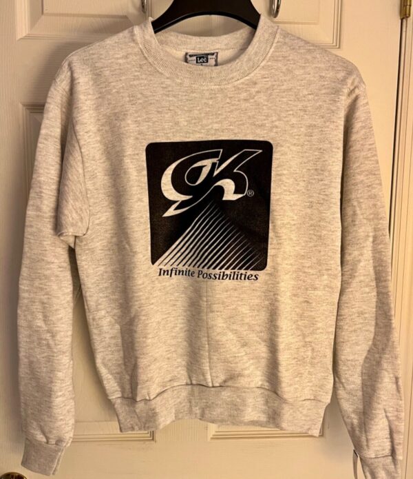 GK LEES SWEATSHIRT ADULT LARGE "INFINITE POSSIBILITIES" CREW NECK PULLOVER SZ L - Image 4