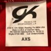 GK RED ZEBRA ADULT X-SMALL RED N/S ICED ZEBRA FOIL GYMNASTS DANCE LEOTARD Sz AXS - Image 8