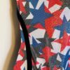 GK TANK LEOTARD ADULT LARGE FOIL STAR PRINT BLACK VELVET TRIM GYMNASTS DANCE AL - Image 4
