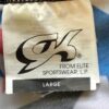 GK TANK LEOTARD ADULT LARGE FOIL STAR PRINT BLACK VELVET TRIM GYMNASTS DANCE AL - Image 7