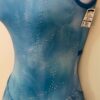 GK ICE FIGURE SKATE BLUE CLOUDS ADULT SMALL SLVLS BEAD PRINT TANK DRESS Sz AS - Image 6