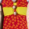 GK ELITE CHILD X-SMALL PINK YELLOW BOWS N/S GYMNASTIC DANCE TANK LEOTARD CXS NWT - Image 2