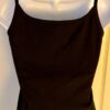 GK â€˜SYNCHROâ€™ JEWELED ACCENTS ADULT P-MEDIUM BLACK COTTON CAMISOLE TOP SZ PM NWT! - Image 5