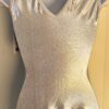 NASTIA LIUKIN GK ADULT SMALL SILVER FOIL PINK LASER CUT GYMNAST DANCE LEOTARD AS - Image 7