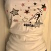 GK BOXERS REBELION WOMENS SMALL GYMNASTICS GLITTER GRAPHIC PANTY/CAMI SET Sz S