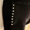 GK BLACK VELVET CHILD MED MICRO MINI JA WORKOUT CHEER DANCE GYMNASTS SHORTS SZ M - Image 2