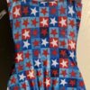 GK LEOTARD ADULT MEDIUM PATRIOTIC STAR PRINT FOIL TANK GYMNASTIC DANCE NWT! AM - Image 3