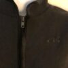 GK BLACK VEST ADULT X-LARGE POLYESTER FLEECE VELVET TRIM FRONT ZIP SKATE GYM AXL - Image 2