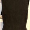 GK BLACK VEST ADULT X-LARGE POLYESTER FLEECE VELVET TRIM FRONT ZIP SKATE GYM AXL - Image 4