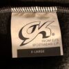 GK BLACK VEST ADULT X-LARGE POLYESTER FLEECE VELVET TRIM FRONT ZIP SKATE GYM AXL - Image 6