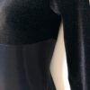 GK LgSLV ADULT SMALL BLACK GLITTER VELVET SHIMMER GYMNASTICS DANCE LEOTARD AS - Image 5