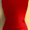 GK RED SHIMMER LADIES X-SMALL SPARKLY GYMNASTICS DANCE TANK LEOTARD Sz AXS NWT! - Image 6