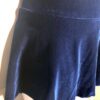 GK ELITE ICE SKATE SKIRT ADULT X-SMALL SAPPHIRE VELVET PULL ON SKIRT Sz AXS NWT! - Image 4