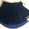 GK ELITE ICE SKATE SKIRT ADULT X-SMALL SAPPHIRE VELVET PULL ON SKIRT Sz AXS NWT! - Image 7