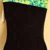GABRIELLE DOUGLAS ASYM TANK LADIES LARGE BLACK LIME FOIL GYMNASTIC LEOTARD AL - Image 2