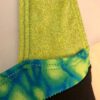 GABRIELLE DOUGLAS ASYM TANK LADIES LARGE BLACK LIME FOIL GYMNASTIC LEOTARD AL - Image 4